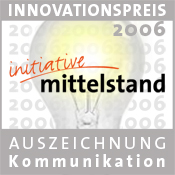 OLfolders ist am Freitag den 07.04.2006 fr den Bereich 'Kommunikation' in Unternehmensnetzwerken mit MS Outlook ausgezeichnet worden und hat f? diese Leistung einen Innovationspreis erhalten. 