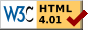 W3C - This Page Is Valid HTML 4.01 Transitional!